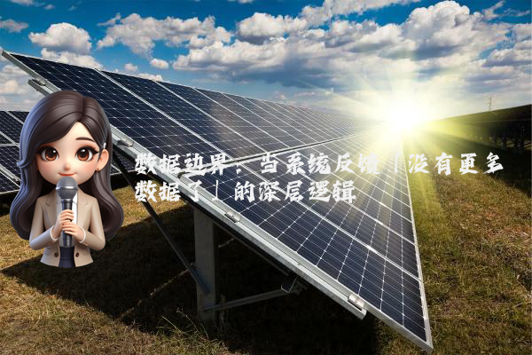 数据边界：当系统反馈「没有更多数据了」的深层逻辑