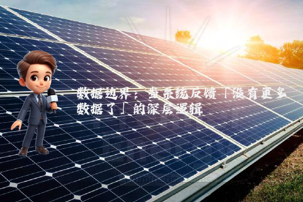 数据边界：当系统反馈「没有更多数据了」的深层逻辑